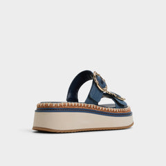 Kaeithien Dark Blue Women's Platform sandals - Slide sandal | Aldo sale