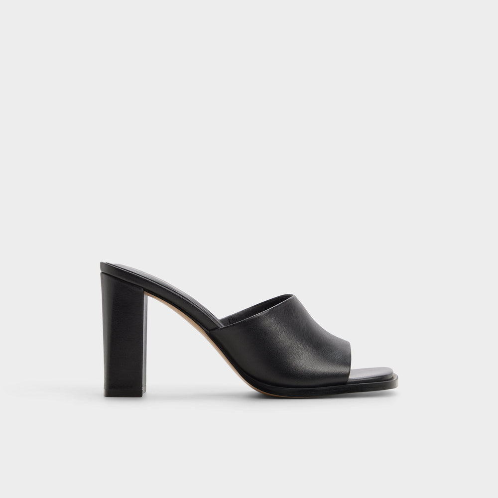 Re in Sophia Black - Heeled mule, Block heel | Aldo discount