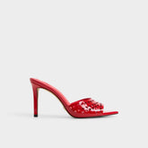 Lovemule in Medium Red - Heeled mule, Stiletto heel | Aldo outlet