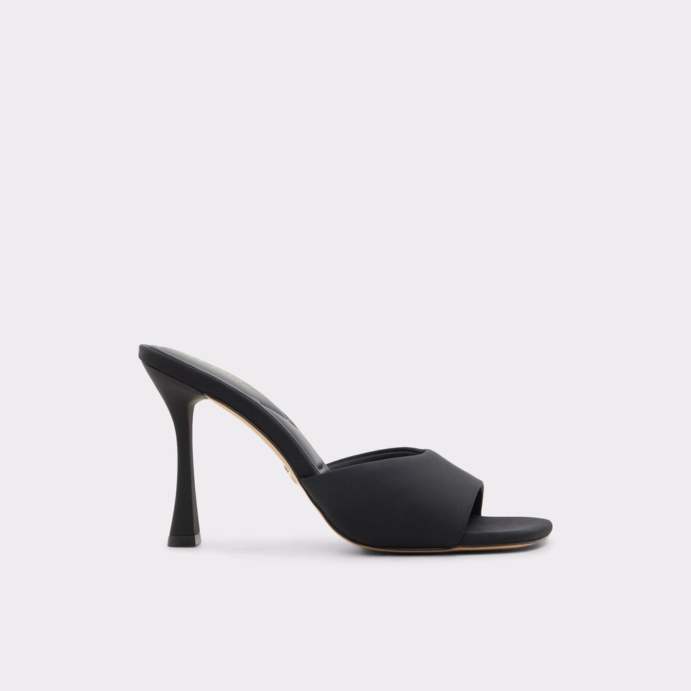 Evadalia Black Women's Heeled mules - Heeled mule, Stiletto heel | Aldo on sale
