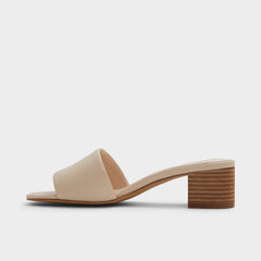 Claudina Other Beige Women's Block heels - Heeled mule, Block heel | Aldo online