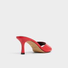 Annaberaen in Bright Red - Heeled mule, Stiletto heel | Aldo outlet