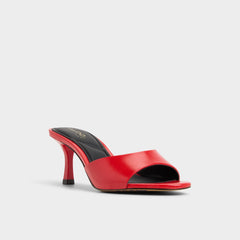 Annaberaen in Bright Red - Heeled mule, Stiletto heel | Aldo outlet