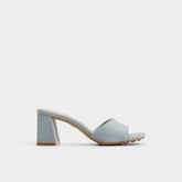 Tisha Other Blue Women's Heeled mules - Heeled mule, Block heel | Aldo sale
