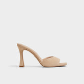 Jennifer in Medium Beige - Heeled mule, Stiletto heel | Aldo on sale