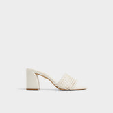 Beachdate White/Bone Women's Block heels - Heeled mule, Block heel | Aldo for sale