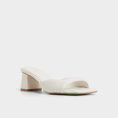 Aneky in White Bone - Heeled mule, Block heel | Aldo discount