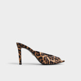 Elenara Brown Multi Women's Heeled mules - Heeled mule, Stiletto heel | Aldo sale