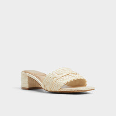 Claudina Natural Women's Block heels - Heeled mule, Block heel | Aldo online