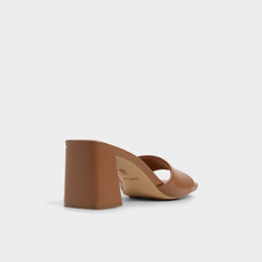 Tisha Tan Women's Heeled mules - Heeled mule, Block heel | Aldo sale