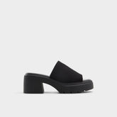 Harrietta Black Women's Wedges - Heeled mule, Block heel | Aldo online