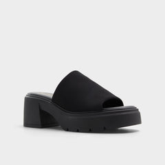Harrietta Black Women's Wedges - Heeled mule, Block heel | Aldo online