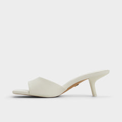 Enchanting White Women's Heeled mules - Heeled mule, Kitten heel | Aldo sale