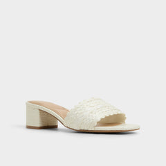 Claudina White/Bone Women's Block heels - Heeled mule, Block heel | Aldo on sale