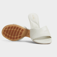 Lyhanna White/Bone Women's Heeled mules - Heeled mule, Stiletto heel | Aldo for sale