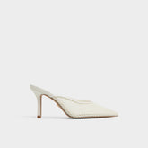 Gamilia Open White Textile Mesh Women's Mesh - Heeled mule, Stiletto heel | Aldo discount