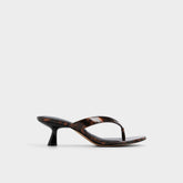 Jump in Open Brown - Heeled flip flop, Kitten heel | Aldo on sale