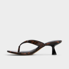 Jump in Open Brown - Heeled flip flop, Kitten heel | Aldo on sale