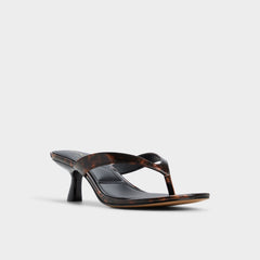 Jump in Open Brown - Heeled flip flop, Kitten heel | Aldo on sale