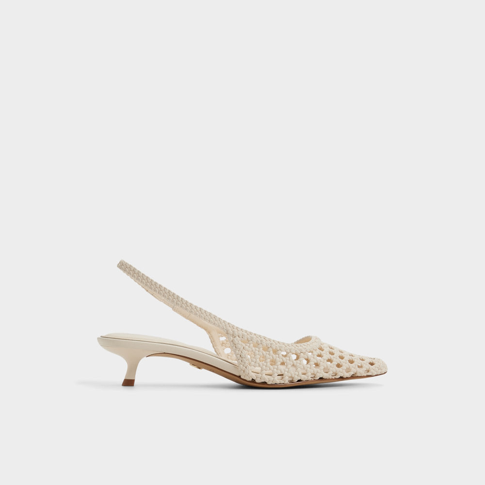 Violettia in Light Beige - Sling back high heel, Kitten heel | Aldo discount