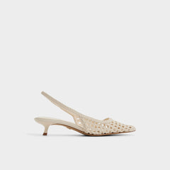 Violettia in Light Beige - Sling back high heel, Kitten heel | Aldo discount
