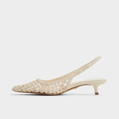 Violettia in Light Beige - Sling back high heel, Kitten heel | Aldo discount