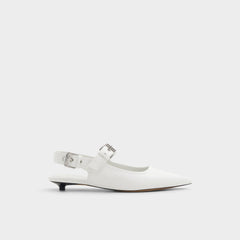 Kellya White Women's Slingbacks - Sling back high heel, Kitten heel | Aldo discount