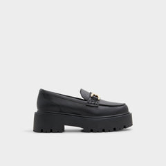 Oneameth Black Synthetic Smooth Women's Loafers & Oxfords - Loafer, Lug sole | Aldo for sale