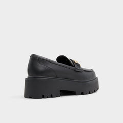 Oneameth Black Synthetic Smooth Women's Loafers & Oxfords - Loafer, Lug sole | Aldo for sale