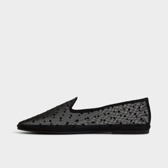 Aurabelle Black Textile Mesh Women's Loafers & Oxfords - Loafer | Aldo discount