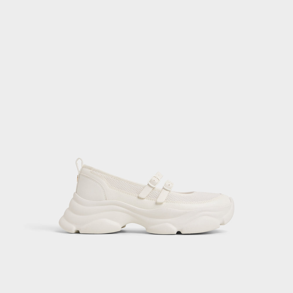 Aethera White Women's Platform and wedge sneakers - Mary Jane Sneakers, Jogger sole | Aldo sale