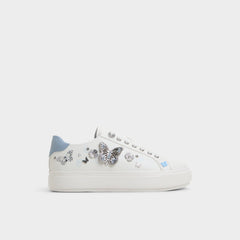 Saxony White/Multi Women's Platform and wedge sneakers - Low top sneaker | Aldo online