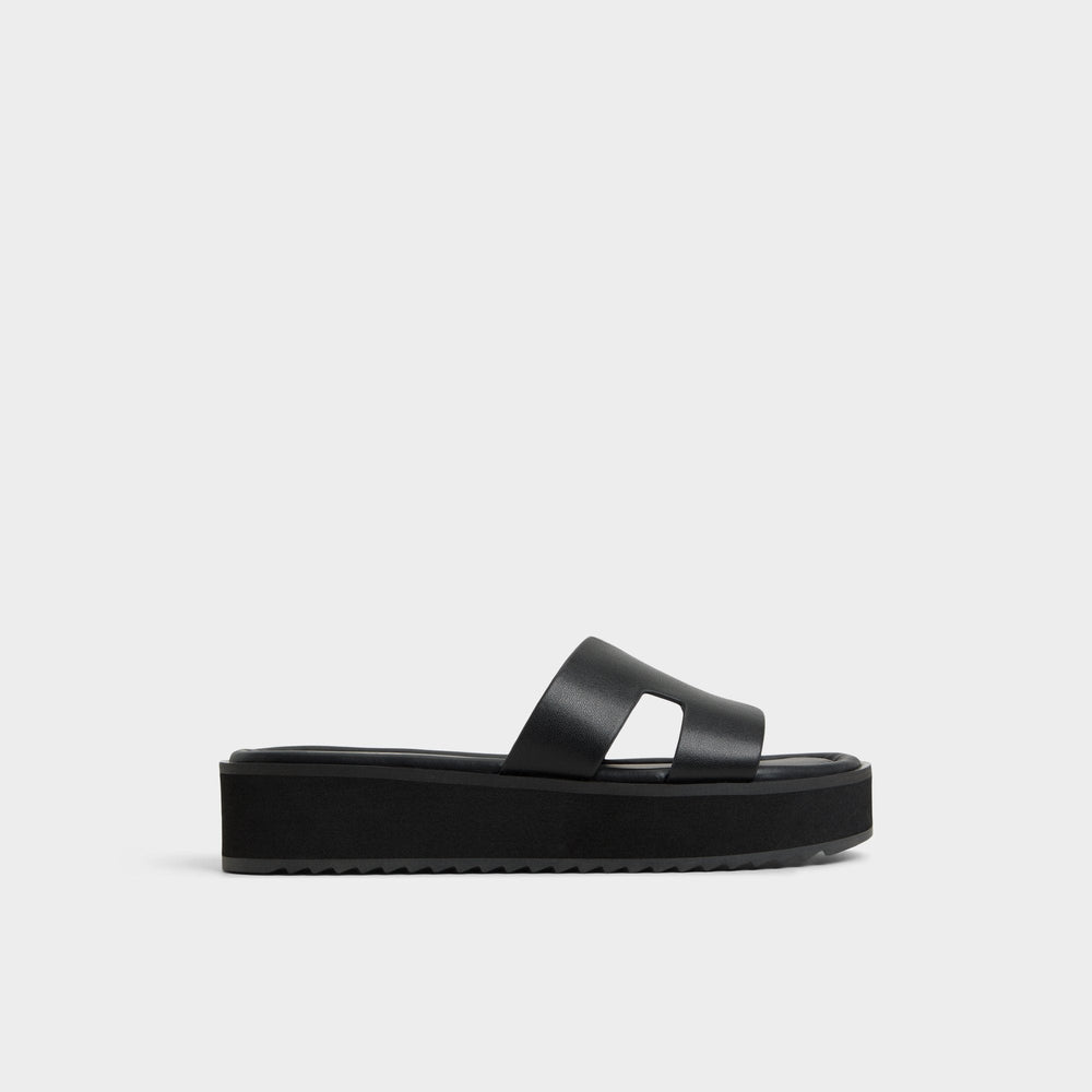 Anayelie in Black - Slide sandal, Platform | Aldo outlet