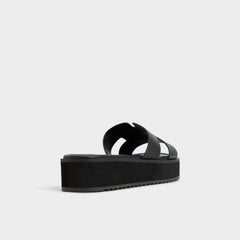 Anayelie in Black - Slide sandal, Platform | Aldo outlet