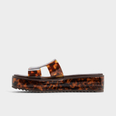 Anayelie in Open Brown - Slide sandal, Platform | Aldo discount