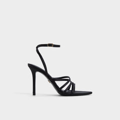 Solania Black Women's Strappy sandals - Strappy heeled sandal, Stiletto heel | Aldo outlet