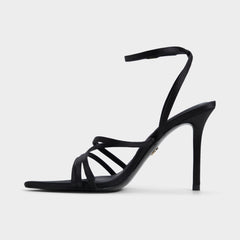 Solania Black Women's Strappy sandals - Strappy heeled sandal, Stiletto heel | Aldo outlet