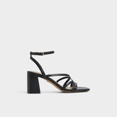 Esther Black Women's Block heels - Strappy heeled sandal, Block heel | Aldo on sale