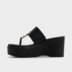 Friegan in Black - Slide sandal, Wedge heel | Aldo online