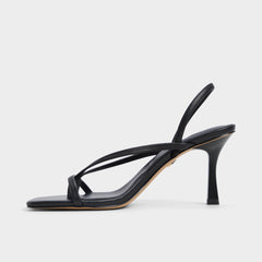 Riva Other Black Women's Strappy sandals - Sling back heeled sandal, Stiletto heel | Aldo discount