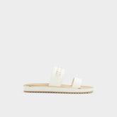 Lagoon White Women's Strappy sandals - Slide sandal, Footbed sandal | Aldo on sale