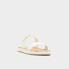 Lagoon White Women's Strappy sandals - Slide sandal, Footbed sandal | Aldo on sale