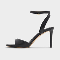 Sake Black Women's Strappy sandals - Strappy heeled sandal | Aldo sale