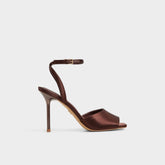 Kaiasien in Dark Brown 14151897 - Strappy heeled sandal, Stiletto heel | Aldo on sale