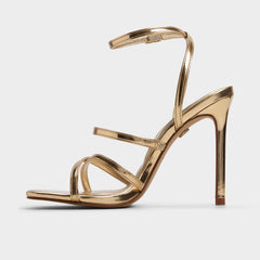 Galoi Gold Women's Iridescent metallics - Strappy heeled sandal | Aldo sale