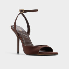 Forevermore in Dark Brown 14154135 - Strappy heeled sandal, Stiletto heel | Aldo online