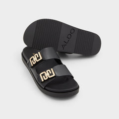 Alessie Black Women's Footbed sandals - Footbed sandal, Footbed sandal | Aldo on sale