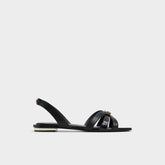 Marassita Black Women's Slingbacks - Flat sandal | Aldo for sale