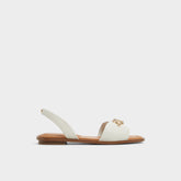 Goassi White/Bone Women's Flats - Flat sandal | Aldo online
