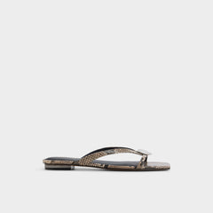 Iliria White/Black Women's Flats - Slide sandal | Aldo sale